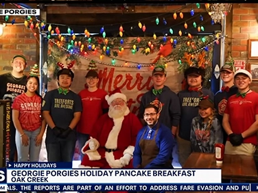 Georgie Porgie’s Pancake Breakfast Featured on Fox 6
